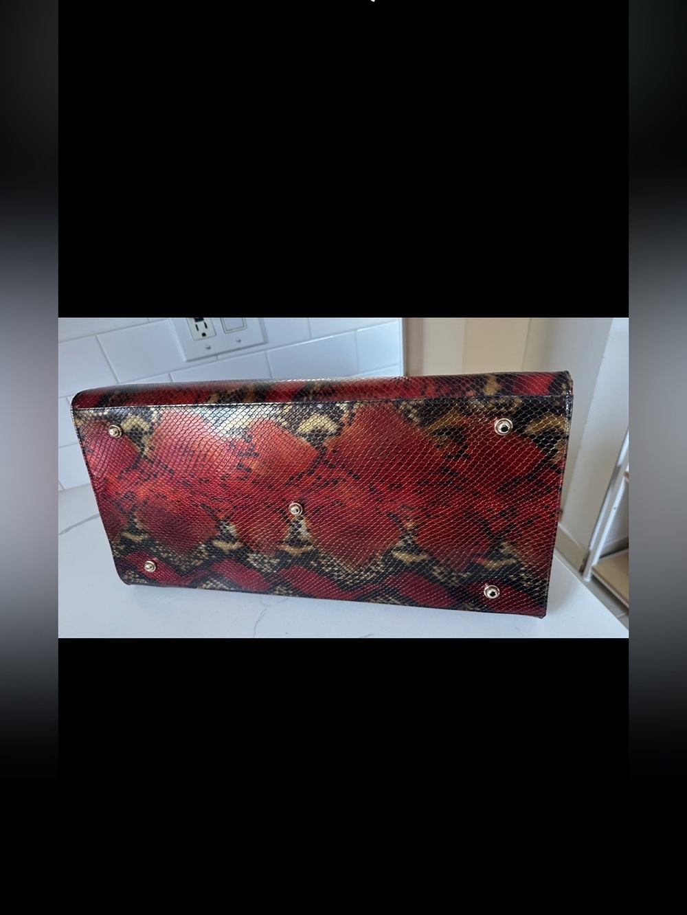 Brahmin anywhere weekender crimson rosebay genuine Leather - Picture 6 of 8